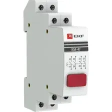 Кнопка на DIN-рейку EKF PROxima КМ-47 / mdb-47-red-pro