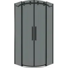 Душевой уголок Grossman Classic 90x90x195 301.K33.04.9090.21.10 (черный матовый/тонированное стекло)