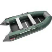 Надувная лодка Roger Boat Hunter Keel 3500 (малокилевая, зеленый/серый)