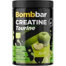 Моногидрат креатина Bombbar Creatine+ taurine Pro (300 г, яблочный)