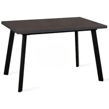 Стол обеденный DikLine HB140 Black (хромикс), бронза