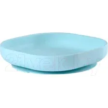 Тарелка для кормления Beaba Assiette Silicone 913430 (Plate Blue)