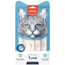 Лакомство для кошек Wanpy Cat Нежное пюре из тунца (25x14г)