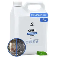 Чистящее средство Grill Professional Антижир 5.7 кг / Мощный жироудалитель для кухни от нагара и копоти / Профессиональная бытовая химия для гриля духовок плит и пароконвектоматов / Гель для уборки