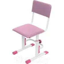 Стул детский Polini Kids City Smart (S, белый/розовый)