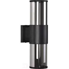 Бра уличное INhome SMOKY-2xA60-BL / 4690612052908 (черный)