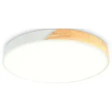 Потолочный светильник Ambrella light FZ1300 WH/LW, белый/светлое дерево