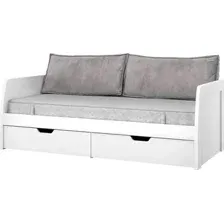 Кровать Anrex Taurus 90-2 M 90x200 (дуб вотан/белый)
