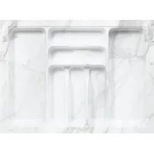 Органайзер для столовых приборов AKS 600 Marble 540x485 (бело-серый мрамор)