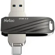 USB flash накопитель Netac US18 USB 3.2TypeC FlashDrive 32GB (NT03US18C-032G-32BK)