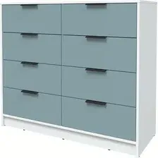 Комод Интерлиния Концепт КТ-К117 Глосс ( белый платинум/океан)