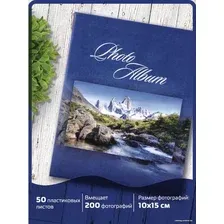 Фотоальбом BRAUBERG Горный пейзаж 390669 (синий)