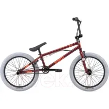 Велосипед STARK Madness BMX 3 2025 (бордовый/оранжевый/серый)