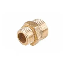 Ниппель переходной  3/4х1/2 нар.-нар, латунь, LD