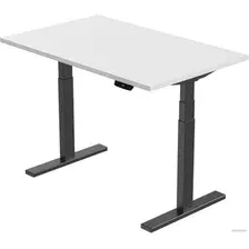 Стол с регулировкой высоты Smartstol Slim 160x80x1.8 (черный/белый)