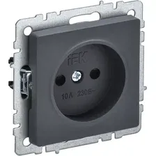 Розетка IEK Brite BR-R13-10-K53 (графит)