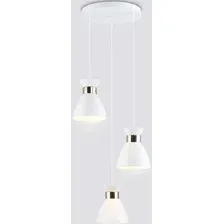 Люстра Ambrella TR8467/3 WH/FGD (белый/золото)