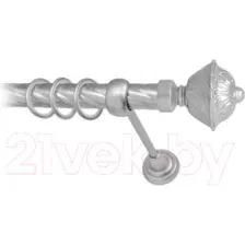 Карниз для штор Lm Decor Империя 168 1р витой 25мм (сатин, 1.6м)