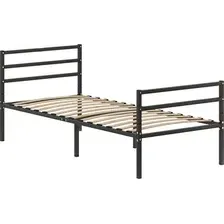 Кровать Домаклево Металика Г3+Г2 80x200 (черный)