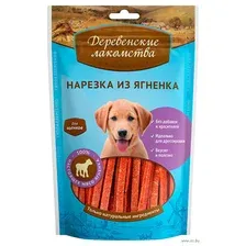 Лакомство для щенков: нарезка из ягненка 90 г