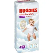 Трусики-подгузники Huggies Ultra Comfort Mega 4 Boy (46 шт)