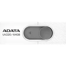 USB Flash ADATA UV220 64GB (белый/серый)