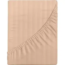 Простыня Verossa Stripe на резинке 180x200x30 / 784516 (Bronze)