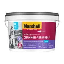 Краска Masterline Akrikor Фасадная силикон-акриловая мат BW 2,5л
