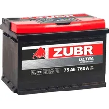 Автомобильный аккумулятор Zubr Ultra R+ (75 А·ч)