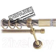 Карниз для штор Lm Decor Имидж 116 2р витой (антик, 2м)