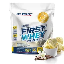 Протеин сывороточный 100% First Whey Protein 420г ваниль/ Be First