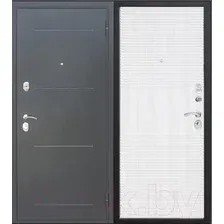 Входная дверь Гарда Муар 10мм Белый ясень (96x205, правая)