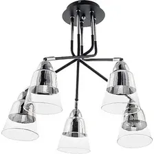 Подвесная люстра Aitin Pro НПБ 02-5х60-102 RH16017/5 (черный/хром)