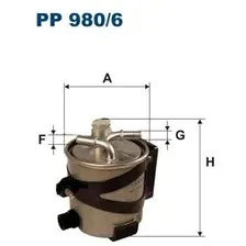 Топливный фильтр Filtron PP9806