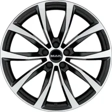 Литой диск MAK Wolf 18x7.5" 5x114.3мм DIA 76мм ET 48мм Black Mirror