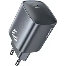 Сетевое зарядное Usams CC323 T66 45W GaN (черный)