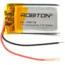 Аккумулятор Robiton LP601730 250 mAh 1 шт