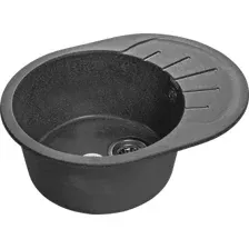 Кухонная мойка GranFest Rondo GF-R580L (графит)