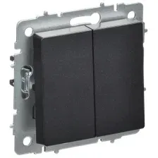 Выключатель IEK Brite BR-V22-0-10-K02 (черный)