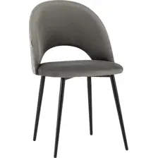 Стул Stool Group Меган AV 415-H18-08(P) (велюр темно-серый)