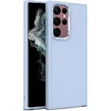 Чехол-накладка Bingo Metal для Galaxy S22 Ultra (голубой)