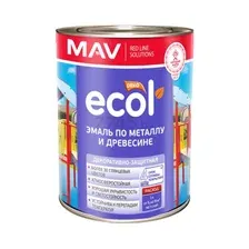 Эмаль MAV Ecol ПФ-115 0.8 кг (красный)