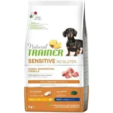 Сухой корм для собак Trainer Gluten Free Для мелких пород с чувствит. пищеварением свинина (7кг)