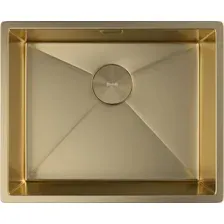 Мойка кухонная ZORG Zerox 54 U / IF PVD Gold