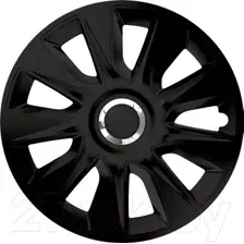Набор колпаков VERSACO Stratos RC 16" / 16STRATOSRCB (4шт, черный/хром)