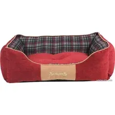 Лежак Scruffs Highland 932107 (красный)