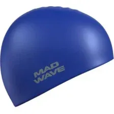 Шапочка для плавания Mad Wave Intensive (синий)