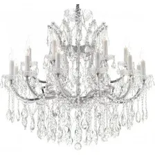 Подвесная люстра iLamp Diamond 6071-18 CR+CL
