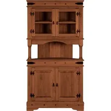 Шкаф-витрина ФанДОК Викинг 25 Ф-181.25 (орех)