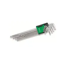 Набор ключей Torx T10-Т50 9 предметов экстра длинных TOPTUL